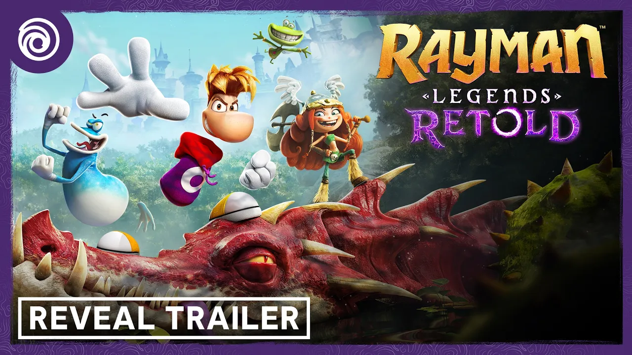 Rayman Legends Retold Rayman y sus compañeros en Rayman Legends Retold