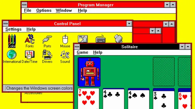 Esquema Hot Dog Stand en Windows 3.1